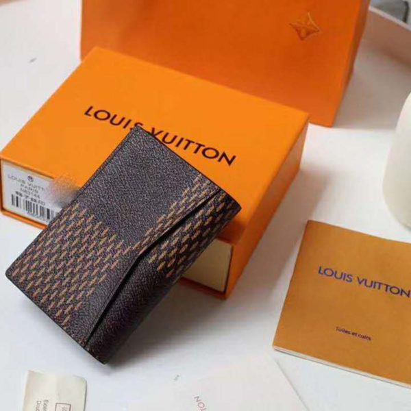 Louis Vuitton LV Unisex Pocket Organizer Giant Damier Ebene Canvas (3)
