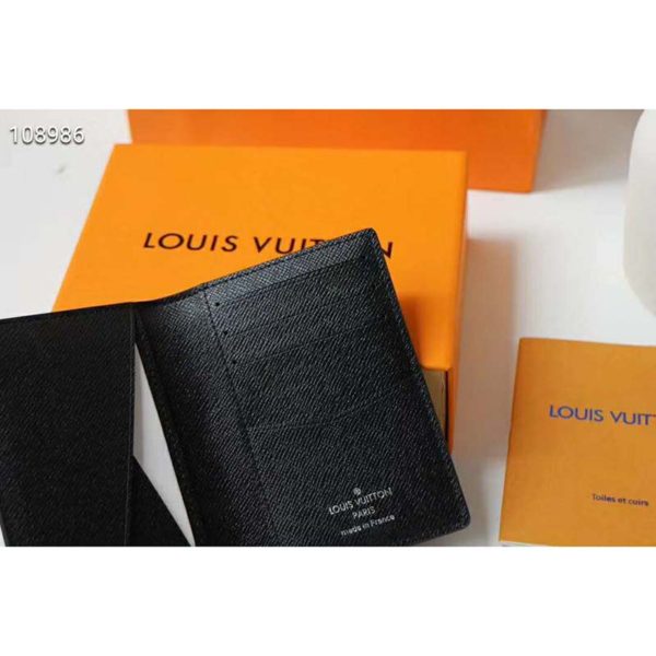 Louis Vuitton LV Unisex Pocket Organizer Giant Damier Ebene Canvas (8)