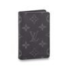 Louis Vuitton LV Unisex Pocket Organizer Wallet Monogram Eclipse Canvas