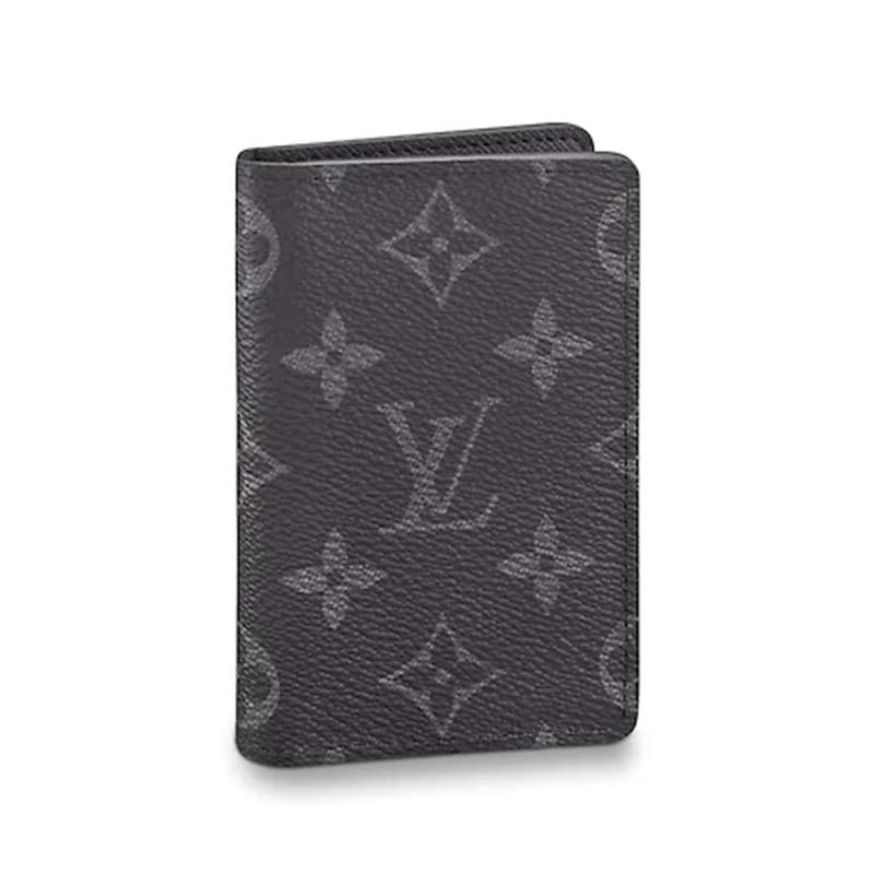 Louis Vuitton Pocket Organizer Monogram Eclipse Canvas