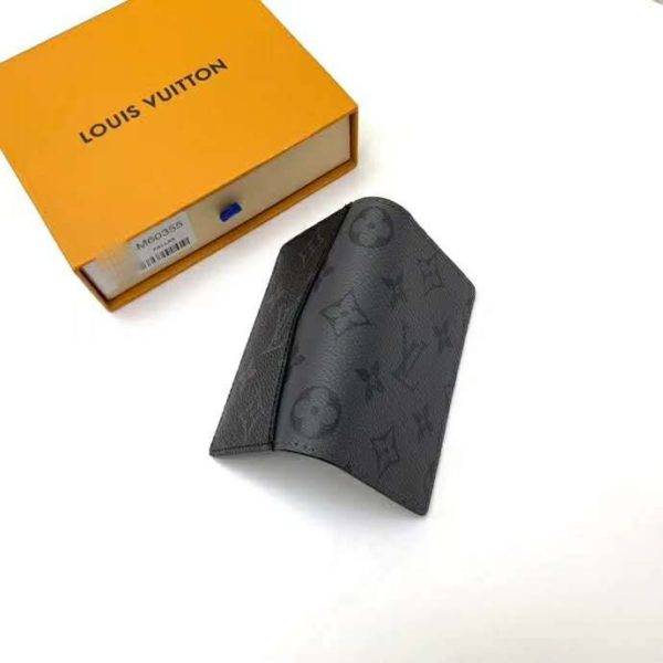 Louis Vuitton LV Unisex Pocket Organizer Wallet Monogram Eclipse Canvas (10)