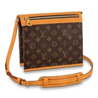 Louis Vuitton LV Unisex Saumur Messenger PM Bag Monogram Canvas