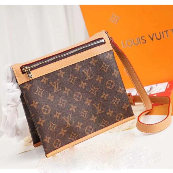 Louis Vuitton LV Unisex Saumur Messenger PM Bag Monogram Canvas (8)