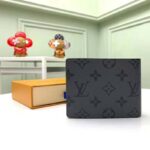 Louis Vuitton LV Unisex Slender Wallet Monogram Eclipse Canvas-Grey - immagine 2