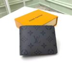 Louis Vuitton LV Unisex Slender Wallet Monogram Eclipse Canvas-Grey - immagine 4