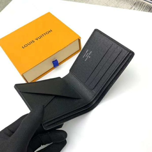 Louis Vuitton LV Unisex Slender Wallet Monogram Eclipse Canvas-Grey (9)