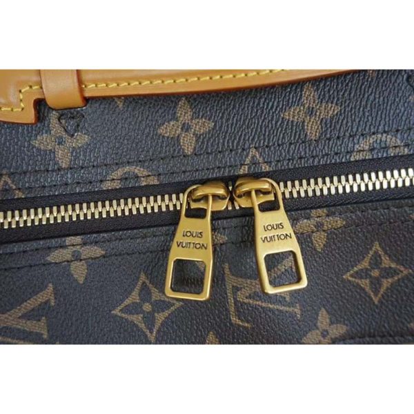 Louis Vuitton LV Unisex Soft Trunk Backpack MM Monogram Canvas (10)