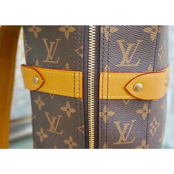 Louis Vuitton LV Unisex Soft Trunk Backpack MM Monogram Canvas (12)
