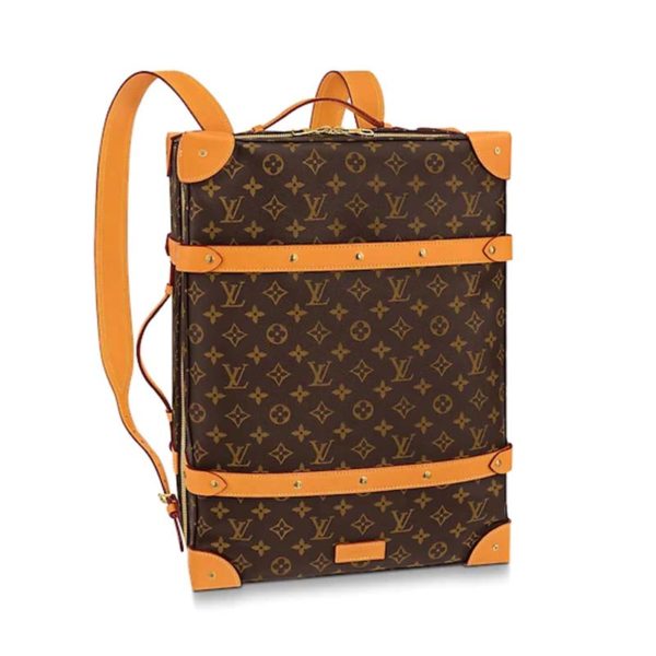 Louis Vuitton LV Unisex Soft Trunk Backpack MM Monogram Canvas