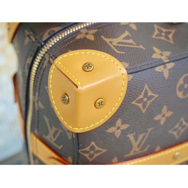 Louis Vuitton LV Unisex Soft Trunk Backpack MM Monogram Canvas (9)