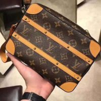 Louis Vuitton LV Unisex Soft Trunk Messenger PM Monogram Canvas