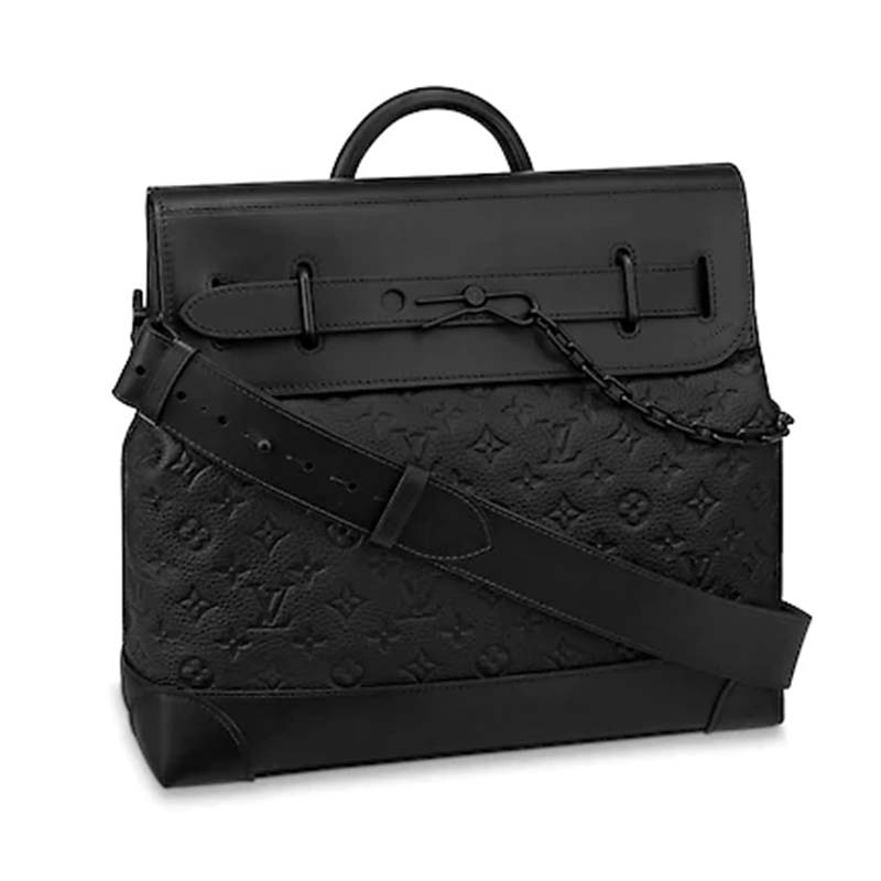 Louis Vuitton Ambassadeur PM Bag Black Cowhide Leather – EliteLaza