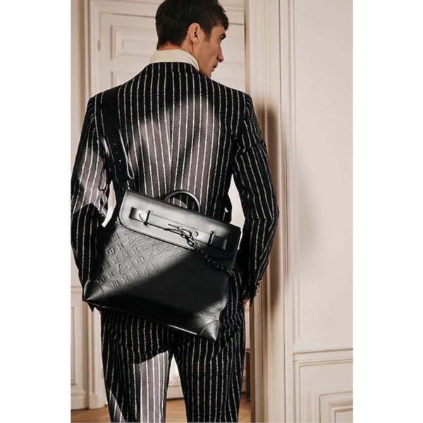 Louis Vuitton LV Unisex Steamer PM Bag Taurillon Cowhide Leather (3)