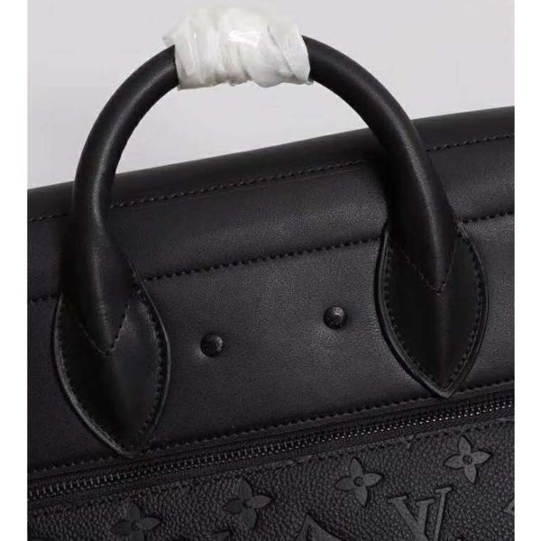 Louis Vuitton LV Unisex Steamer PM Bag Taurillon Cowhide Leather (9)