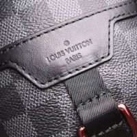 Louis Vuitton LV Unisex Utility Backpack Damier Graphite Canvas-Grey