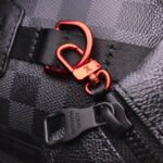 Louis Vuitton LV Unisex Utility Backpack Damier Graphite Canvas-Grey – Bild 7