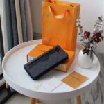 Louis Vuitton LV Unisex Utility Zippy Wallet Damier Graphite Canvas – Image 2