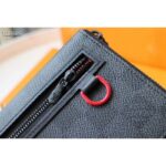 Louis Vuitton LV Unisex Utility Zippy Wallet Damier Graphite Canvas – Image 8