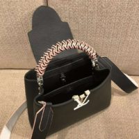 Louis Vuitton LV Women Capucines BB Black Taurillon Leather