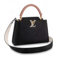 Louis Vuitton LV Women Capucines Mini Handbag Jewel-Tone Taurillon Leather-Brown