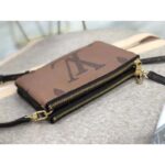 Louis Vuitton LV Women Double Zip Pochette Monogram Giant Reverse Canvas – Image 6