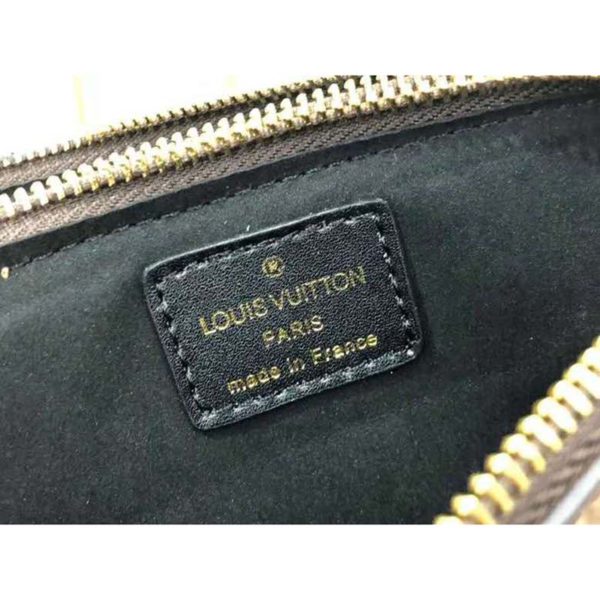 Louis Vuitton Lv Women Double Zip Pochette Monogram Giant Reverse Canvas Lulux Louis Vuitton Lv Women Double Zip Pochette Monogram Giant Reverse Canvas Lulux