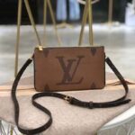 Louis Vuitton LV Women Double Zip Pochette Monogram Giant Reverse Canvas – Image 2