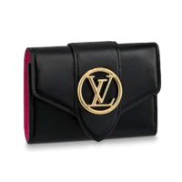 Louis Vuitton LV Women LV Pont 9 Compact Wallet Smooth Cowhide-Rose