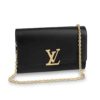 Louis Vuitton LV Women Louise Chain GM Smooth Patent Calfskin