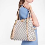 Louis Vuitton LV Women Propriano Damier Azur Coated Canvas Exterior - Image 6