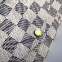 Louis Vuitton LV Women Sarah Wallet Damier Azur Coated Canvas