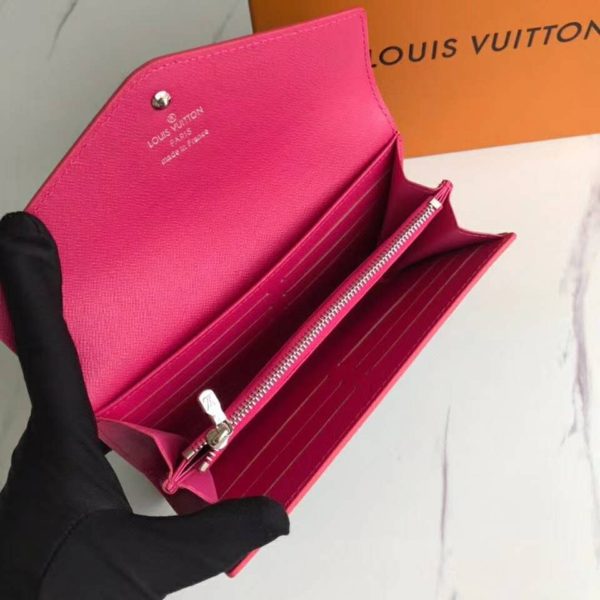 Louis Vuitton LV Women Sarah Wallet in Epi Leather-Black (7)