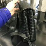 Saint Laurent YSL Women Medium Loulou Backpack Black Y Matelass – Image 3