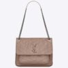 Saint Laurent YSL Women Medium Niki Bag Crinkled Vintage-Sandy