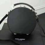 Saint Laurent YSL Women Mica Box in Smooth Leather-Black - Imagen 3