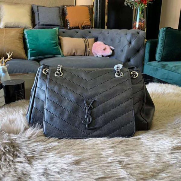 Saint Laurent YSL Women Nolita Small Bag Vintage Leather-Black (11)