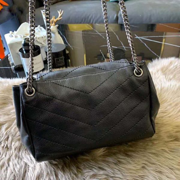 Saint Laurent YSL Women Nolita Small Bag Vintage Leather-Black (14)