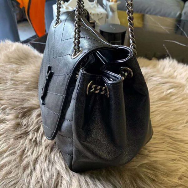 Saint Laurent YSL Women Nolita Small Bag Vintage Leather-Black (15)
