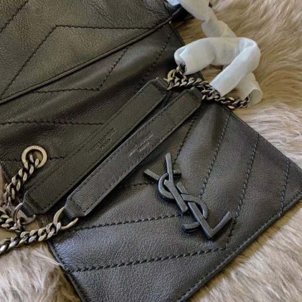 Saint Laurent YSL Women Nolita Small Bag Vintage Leather-Black (17)