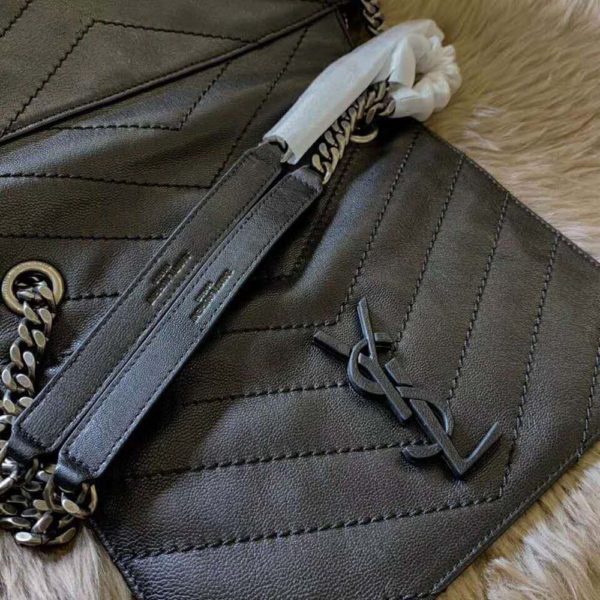 Saint Laurent YSL Women Nolita Small Bag Vintage Leather-Black (4)