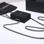 Saint Laurent YSL Women Smoking Box in Smooth Leather-Black – Image 5