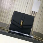 Saint Laurent YSL Women Sulpice Medium in Smooth Leather-Black - Image 2