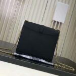 Saint Laurent YSL Women Sulpice Medium in Smooth Leather-Black - Image 4