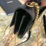 Saint Laurent YSL Women Sunset Medium Supple Crocodile Embossed Leather - Image 15