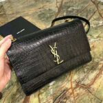 Saint Laurent YSL Women Sunset Medium Supple Crocodile Embossed Leather - Image 6
