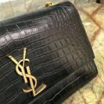 Saint Laurent YSL Women Sunset Medium Supple Crocodile Embossed Leather - Image 16