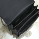 Saint Laurent YSL Women Sunset Medium in Eel-Black - immagine 9