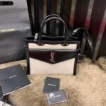 Saint Laurent YSL Women Uptown Large Tote in Linen Canvas - immagine 7
