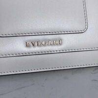 Bvlgari Women Flap Cover Bag Serpenti Forever in White Agate Calf Leather 1