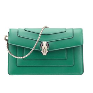 Bvlgari Women Serpenti Forever Mini Bag-Green